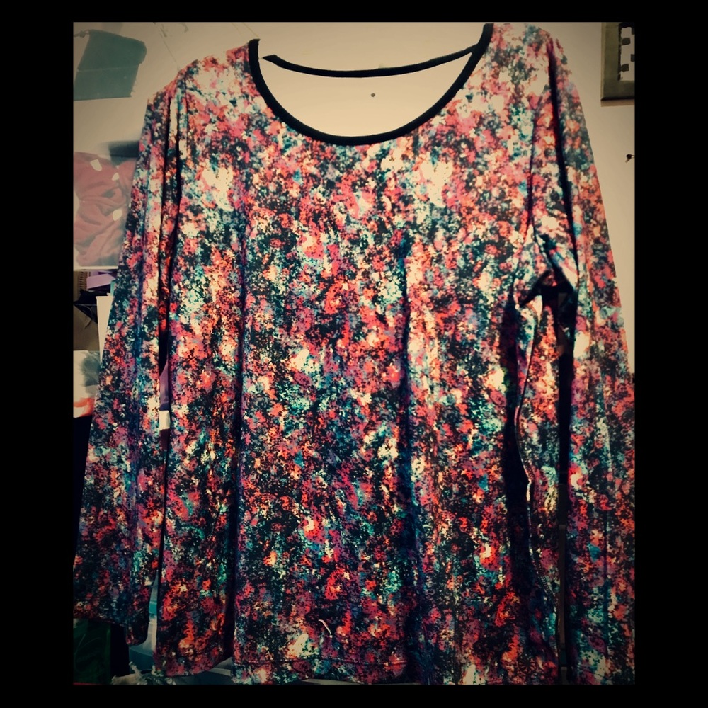 Multi Colored Sport Top